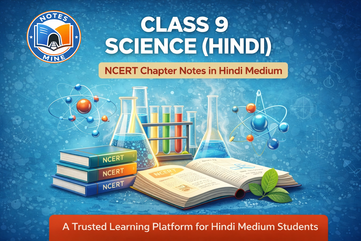 Class 9 Science notes in Hindi medium based on NCERT syllabus by Notes Mine